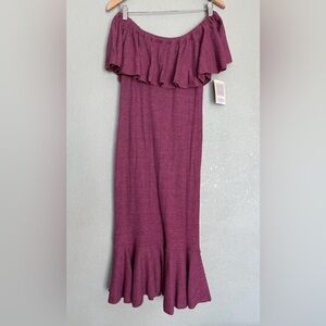 NWT lularoe knit Cici large off the shoulder dress